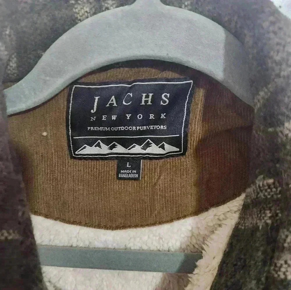 Jachs Quilted sherpa lined wool outerwear jacket, Size large - Picture 2 of 13